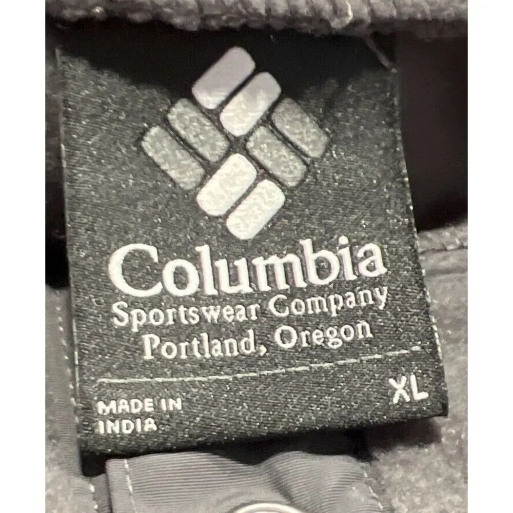 NWT $90 Women's Columbia WinterTrainer‎ Fleece 1/2 Snap Button Pullover Gray XL